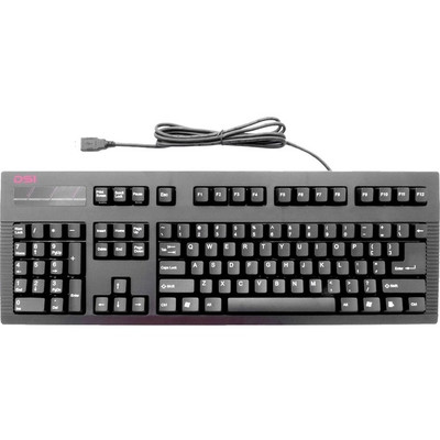 DSI Left Handed Wired Mechanical Keyboard with Cherry Red Switches