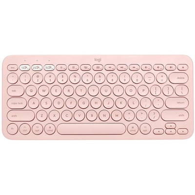 Logitech K380 Multi-device Bluetooth Keyboard for Mac - Wireless - Rose