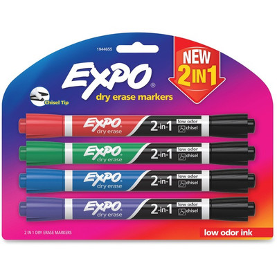 Expo 2-in-1 Dry Erase Markers