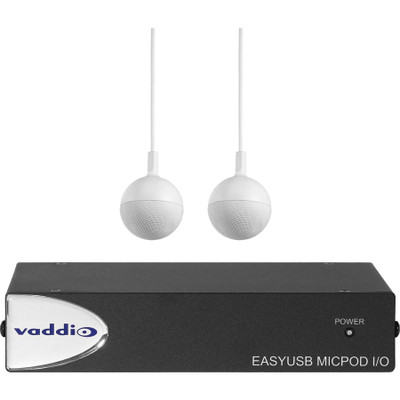 Vaddio EasyUSB USB Camera MicPOD with 2 CeilingMIC Conferencing Microphones