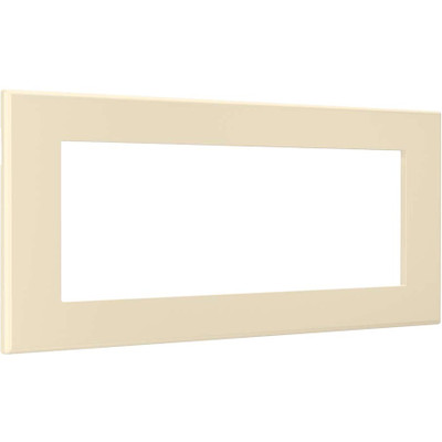 Wiremold Radiant Furniture Power Center Bezel, Light Almond