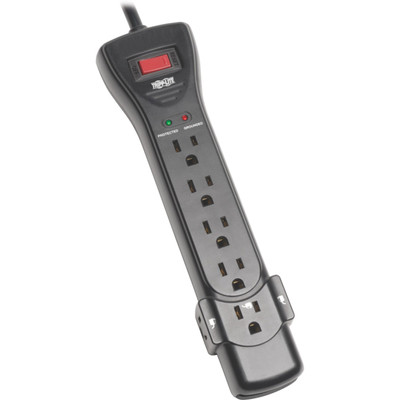 Tripp Lite Protect It! 7-Outlet Surge Protector 25 ft. Cord 2160 Joules Black Housing