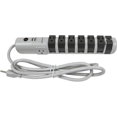 Monoprice 8-Outlet Rotating Surge Protector Power Strip - 2160 Joules
