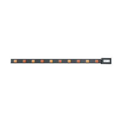 Middle Atlantic Select Series PDT Low Profile Vertical Power Strip with Dual Circuit, 10 Outlet, 20A Hardwired