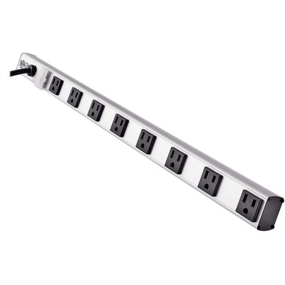 Tripp Lite 8 Right-Angle Outlet Vertical Power Strip 120V 15A 15 ft. (4.57 m) Cord 5-15P 24 in.