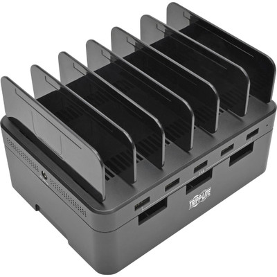 Tripp Lite 5-Port USB Charging Station with Built-In Device Storage 12V 4A (48W) USB Charger Output