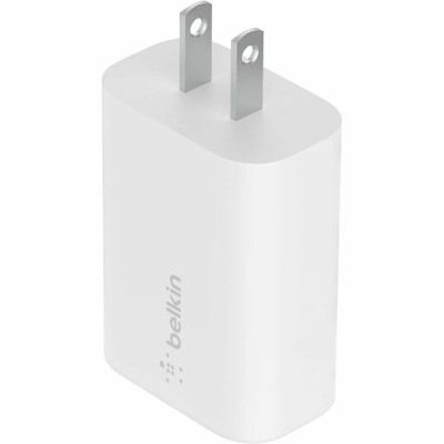 Belkin 25-Watt USB-C Wall Charger, Power Delivery PPS Fast Charging for Apple iPhone, Galaxy, iPad, AirPods & More