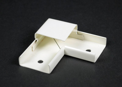 Wiremold WH2011 2000 Flat Elbow Fitting in White