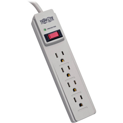 Tripp Lite Protect It! 4-Outlet Home Computer Surge Protector Strip 4 ft. (1.22 m) Cord 450 Joules