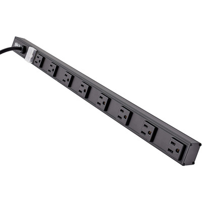 Tripp Lite 8-Outlet Vertical Power Strip 120V 15A NEMA 5-15P 15 ft. (4.57 m) Cord 24 in. Black Housing