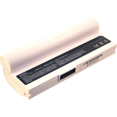 DENAQ 6-Cell 6600mAh Li-Ion Laptop Battery for ASUS Eee PC 1000, 1000H, 1000HA, 1000HD, 1000HE, 901, 904HD (white)