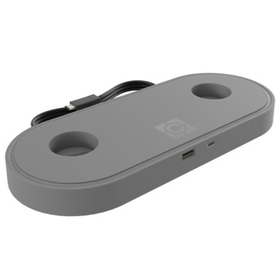 Chief Koncīs USB Charging Hub for Koncīs Dual Monitor Arm, Silver