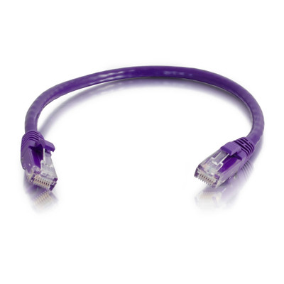 C2G 50ft Cat6a Snagless Unshielded UTP Ethernet Network Patch Cable - Purple
