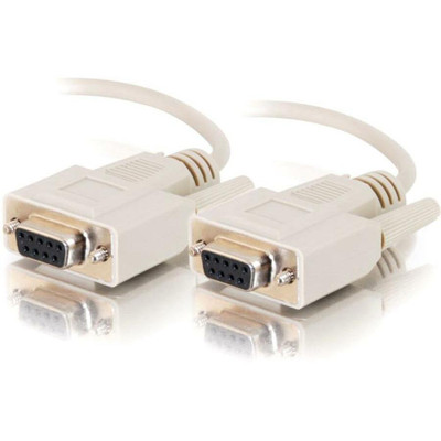 C2G 3ft DB9 F/F Cable - Beige