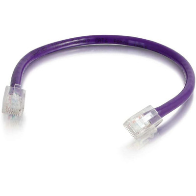 C2G 50 ft Cat6 Non Booted UTP Unshielded Network Patch Cable - Purple