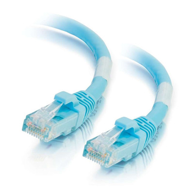 C2G 100ft Cat6a Snagless Unshielded UTP Ethernet Network Patch Cable - Aqua