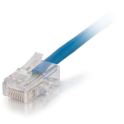 C2G 50ft Cat5e Non-Booted UTP Unshielded Ethernet Network Patch Cable - Blue