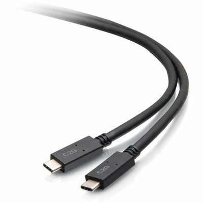 C2G 6.5ft (2m) USB-C&reg; Male to USB-C Male Cable (20V 3A) - USB 3.2 Gen 1 (5Gbps)