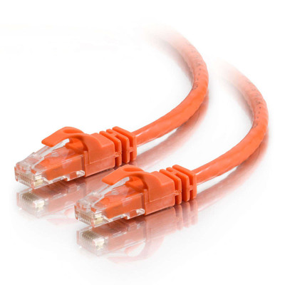 C2G 10 ft Cat6 Snagless Unshielded UTP Network Crossover Patch Cable - Orange