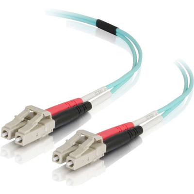 C2G 6m LC-LC 50/125 Duplex Multimode OM4 Fiber Cable - Aqua - 20ft