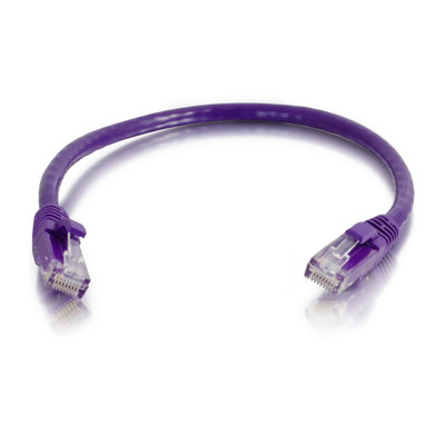 C2G 35ft Cat6a Snagless Unshielded UTP Ethernet Network Patch Cable - Purple