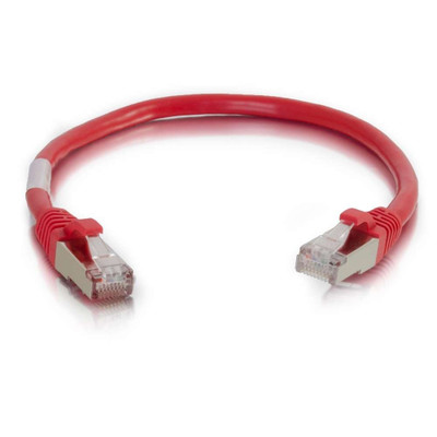 C2G 75ft Cat5e Snagless Shielded STP Ethernet Network Patch Cable - Red