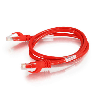 C2G 7 ft Cat6 Snagless Unshielded UTP Network Crossover Patch Cable - Red