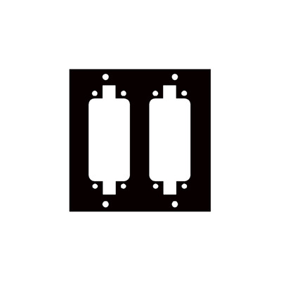 Middle Atlantic UCP Module with DL Series Multipin Punchout