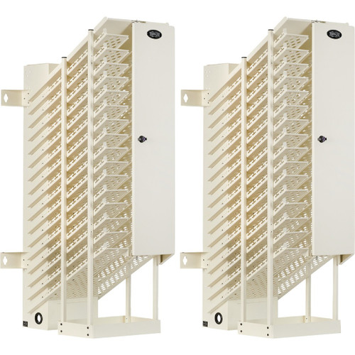 Tripp Lite 16-Device AC Charging Towers for Chromebooks Open Frame White 2 Pack (32 Devices Total)