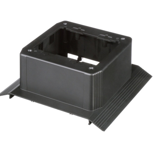 Panduit AFR4JB2SBL AFR Power Rated Two Piece Snap Together Junction Box - Black