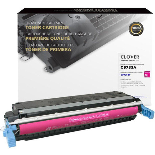 Clover Technologies Remanufactured Laser Toner Cartridge - Alternative for HP 645A, EP-86M (C9733A, 6828A005) - Magenta Pack