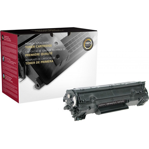 Clover Technologies Remanufactured Extended Yield Laser Toner Cartridge - Alternative for HP, Troy 36A (CB436A, CB436X, 02-81400-001, 2-81400-001) - Black Pack