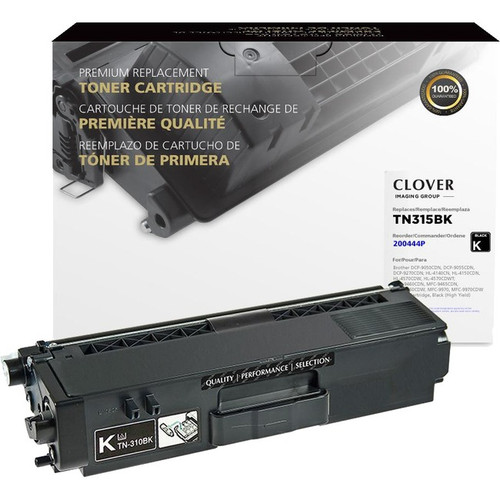 Clover Technologies Remanufactured High Yield Laser Toner Cartridge - Alternative for Brother TN315, TN315BK - Black Pack