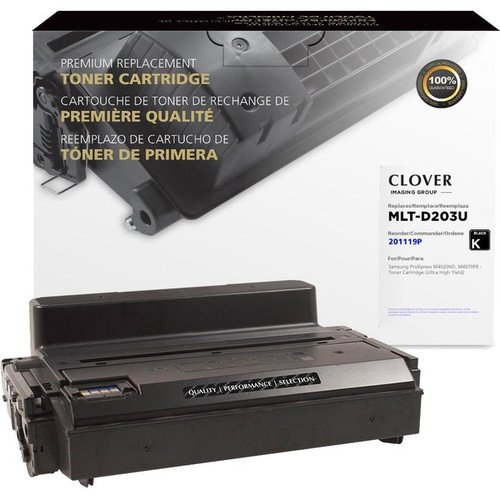 Clover Technologies Remanufactured Ultra High Yield Laser Toner Cartridge - Alternative for Samsung (MLT-D203U) - Black Pack