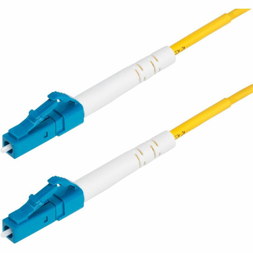 StarTech SPSMLCLC-OS2-1M 1m (3.3ft) LC to LC (UPC) OS2 Single Mode Simplex Fiber Optic Cable, 9/125&micro;m, 40G/100G, LSZH Fiber Patch Cord