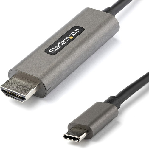 StarTech CDP2HDMM2MH 6ft (2m) USB C to HDMI Cable 4K 60Hz with HDR10, Ultra HD USB Type-C to HDMI 2.0b Video Adapter Cable, DP 1.4 Alt Mode HBR3