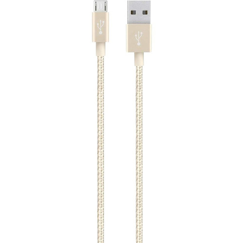 Belkin F2CU021BT04-GLD MIXIT↑ Metallic Micro-USB to USB Cable