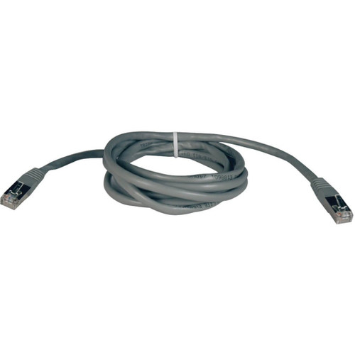 Tripp Lite N105-010-GY Cat5e 350 MHz Molded Shielded (STP) Ethernet Cable (RJ45 M/M) PoE Gray 10 ft. (3.05 m)