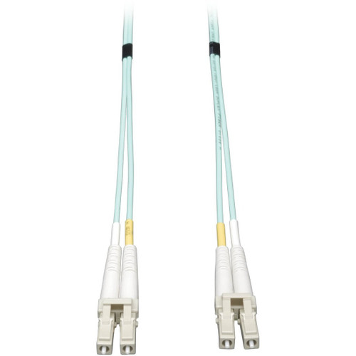 Tripp Lite N820-05M 10Gb Duplex Multimode 50/125 OM3 LSZH Fiber Patch Cable (LC/LC) Aqua 5M (16 ft.)