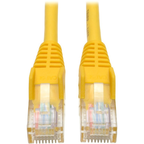 Tripp Lite N001-005-YW Cat5e 350 MHz Snagless Molded (UTP) Ethernet Cable (RJ45 M/M) PoE Yellow 5 ft. (1.52 m)