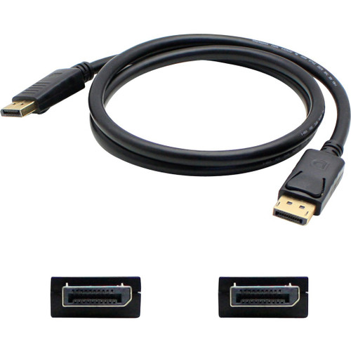 AddOn DISPLAYPORT20F-5PK 5PK 20ft DisplayPort 1.2 Male to DisplayPort 1.2 Male Black Cables For Resolution Up to 3840x2160 (4K UHD)