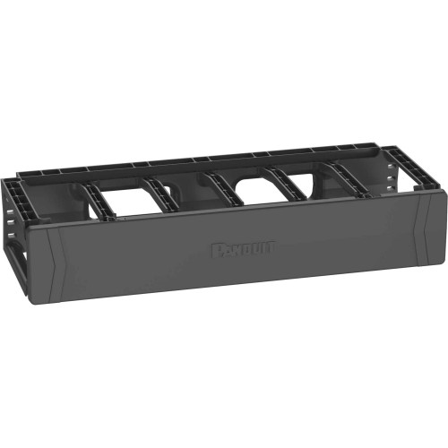 Panduit PR2HF2 PatchRunner&trade2 Horizontal Single Sided Manager - 2RU - Black