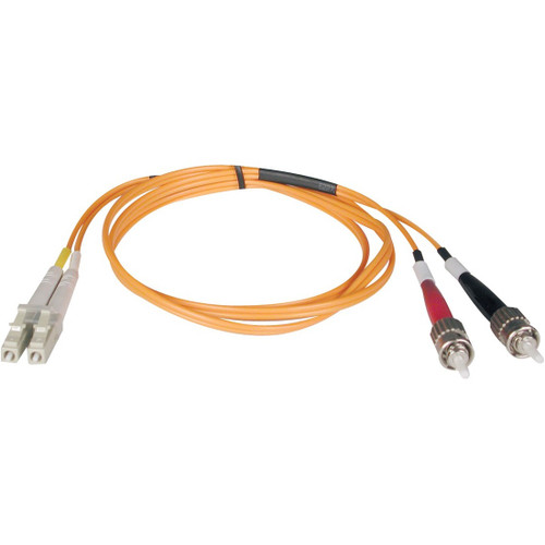 Tripp Lite N318-50M 50M Duplex Multimode 62.5/125 Fiber Optic Patch Cable LC/ST 164' 164ft 50 Meter