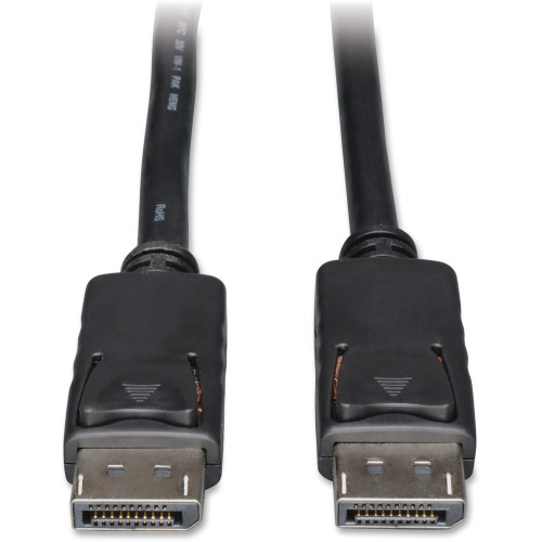 Tripp Lite P580-015 DisplayPort Cable with Latching Connectors 4K 60 Hz (M/M) Black 15 ft. (4.57 m)