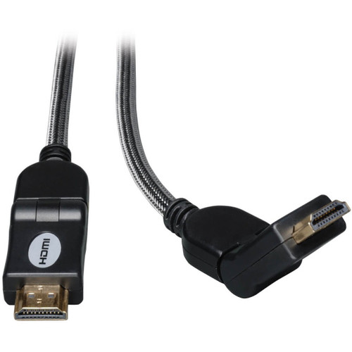 Tripp Lite P568-006-SW High-Speed HDMI Cable with Swivel Connectors Digital Video with Audio UHD 4K (M/M) 6 ft. (1.83 m)