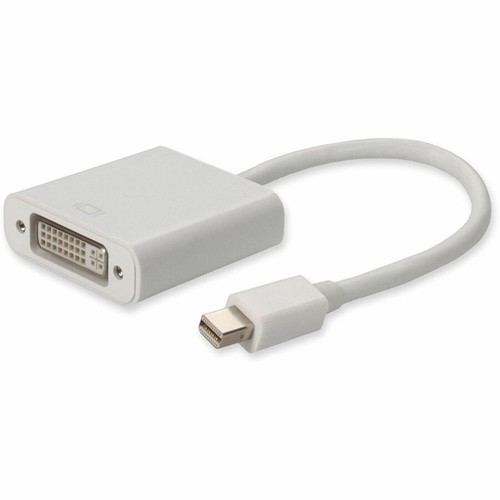 AddOn 0B47090-AO 0B47090 Compatible Mini-DisplayPort 1.1 Male to DVI-I (29 pin) Female White Adapter For Resolution Up to 2560x1600 (WQXGA)