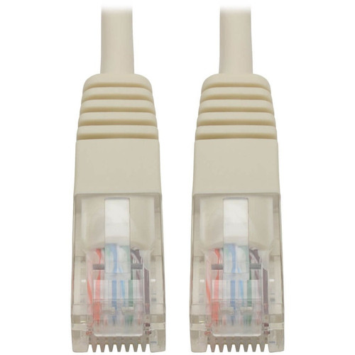 Tripp Lite N002-007-WH Cat5e 350 MHz Molded (UTP) Ethernet Cable (RJ45 M/M) PoE White 7 ft. (2.13 m)