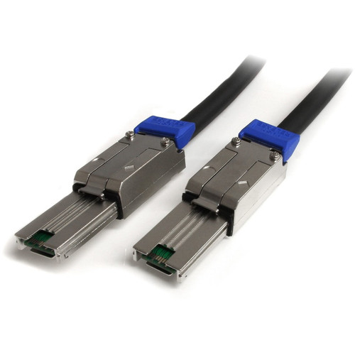 StarTech ISAS88882 2m External Mini SAS Cable - Serial Attached SCSI SFF-8088 to SFF-8088
