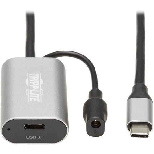 Tripp Lite U330-05M-C2C USB 3.2 Gen 1 Active Extension Cable USB-C to USB-C (M/F) 5 Gbps Data Only 5 m (16.4 ft.)