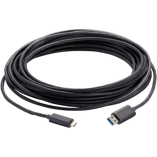 Vaddio 440-1007-008 26 ft USB 3.2 Active Optical Cable - Type C to Type A - Black